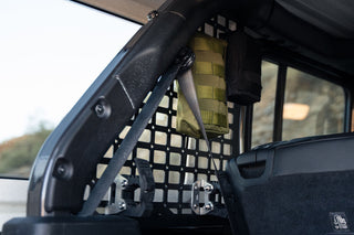 DV8 Offroad Rear Window Molle Panels (REAR): Jeep Wrangler 2018-2025 2.0L/3.6L