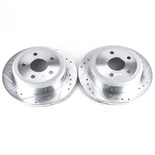 PowerStop Evolution D&S Rotor Pair (REAR): Jeep Wrangler 2007-2018 3.6L/3.8L V6