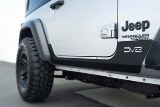DV8 Offroad Rock Skins 2-Door: Jeep Wrangler JL 2018-26 - Black