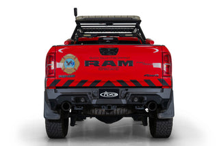 Addictive Desert Designs RHO Stealth Fighter Rear Bumper (REAR): Ram 1500 3.0L 2025 - Hammer Black
