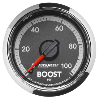 AutoMeter Gen4 Mechanical Boost Gauge 52.4mm: Ram 2500/3500 2010-2017 5.7L/6.7L Diesel