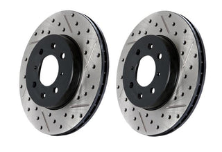 StopTech 11-17 Dodge Durango Sport Drilled & Slotted Front Passenger-Side Brake Rotor