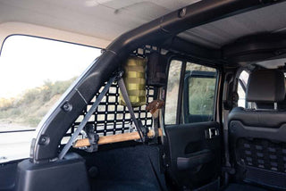 DV8 Offroad Rear Window Molle Panels (REAR): Jeep Wrangler 2018-2025 2.0L/3.6L