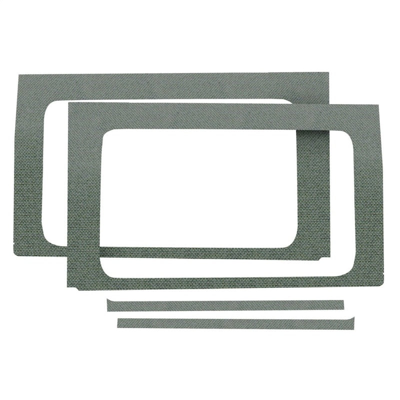 Jeep Wrangler Sound Deadening Rear Side Window Kit; Gray Original Finish 50269 - View #8
