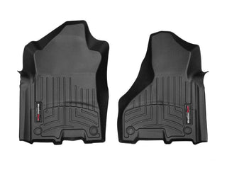 WeatherTech FloorLiner HP Front & Rear Floor Mats (Black): Ram 2500 & 3500 2019 - 2025 (w/ 1st Row Bucket)