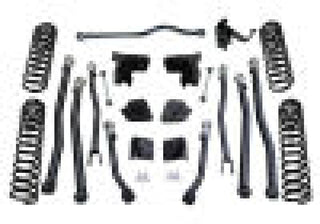 Superlift 07-18 Jeep Wrangler JK 4in Long Arm Kit - Fox 2.0 Shocks