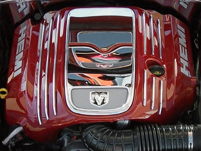 American Car Craft 5.7L Hemi Engine Shroud Dress Up Kit: 300C / Charger / Magnum 2005 - 2010