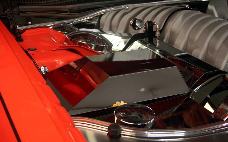 American Car Craft Polished Fuse Box Cover: Dodge Challenger R/T SRT8 2008 - 2014