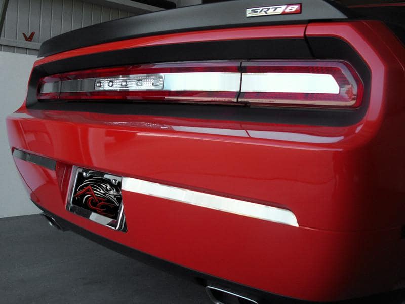 American Car Craft Brushed & Polished Bumper Insert Trim Plate: Dodge Challenger R/T SRT8 2008 - 2014