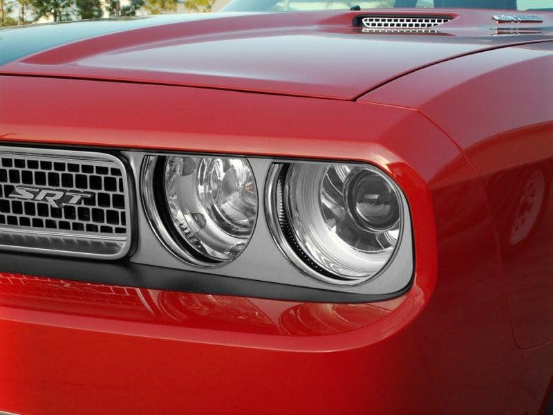American Car Craft Brushed Headlight Surrounds: Dodge Challenger R/T SRT8 2008 - 2014
