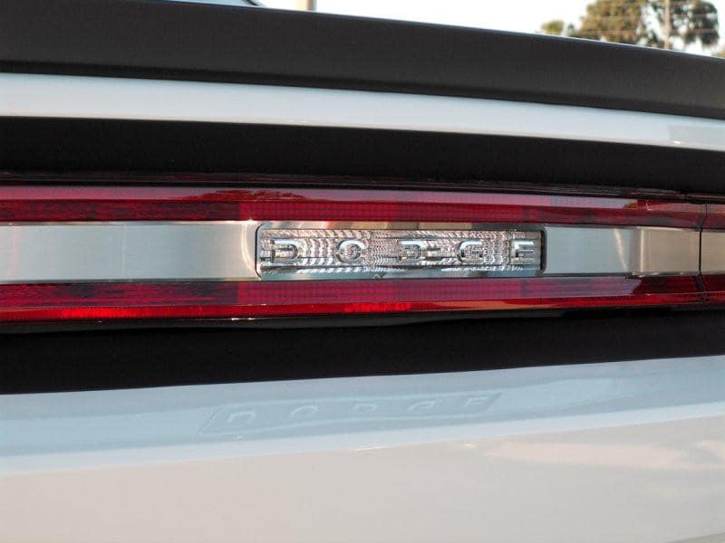 American Car Craft Brushed Tail Light Insert Trim Plate: Dodge Challenger R/T SRT8 2008 - 2014