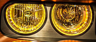 American Car Craft LED Headlight Halo Surrounds: Dodge Challenger 2008 - 2014