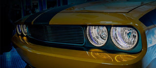 American Car Craft LED Headlight Halo Surrounds: Dodge Challenger 2008 - 2014