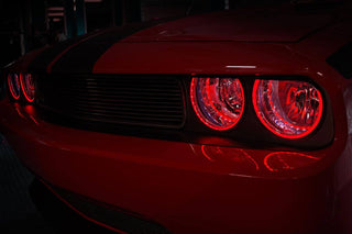 American Car Craft LED Headlight Halo Surrounds: Dodge Challenger 2008 - 2014