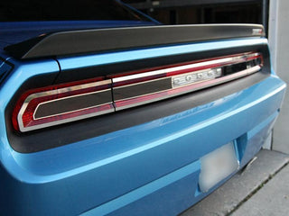 American Car Craft Tail Light Smoked Plexiglass Trim Plate: Dodge Challenger 2008 - 2014