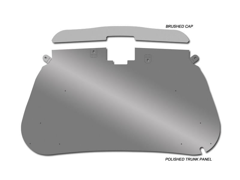 American Car Craft Trunk Lid Liner (Brushed or Polished): Dodge Challenger 2008 - 2023 (All Models)