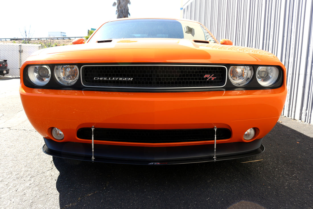 APR Carbon Fiber Front Wind Splitter w/ Rods: Dodge Challenger R/T & SXT 2011 - 2014