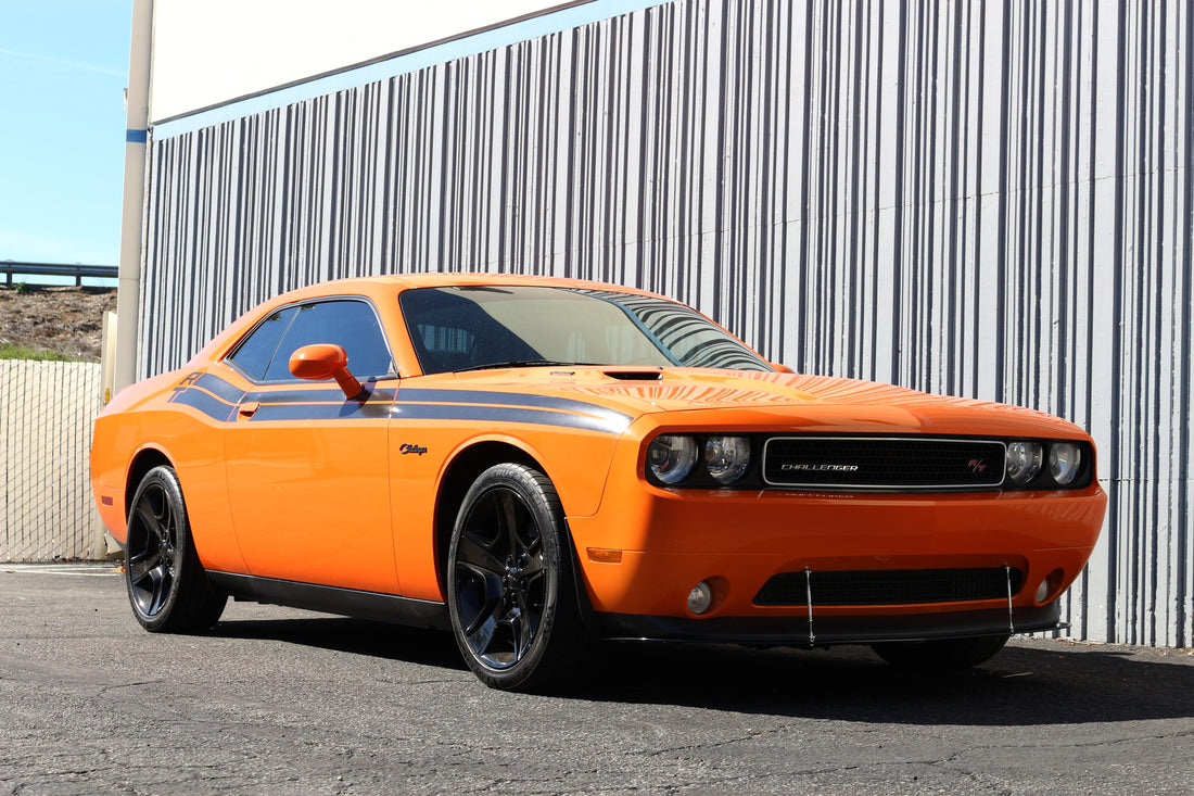 APR Carbon Fiber Front Wind Splitter w/ Rods: Dodge Challenger R/T & SXT 2011 - 2014