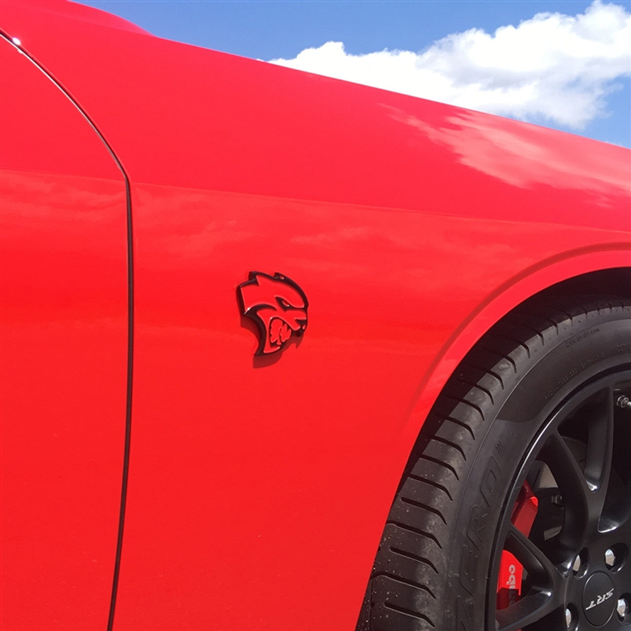 American Brother Designs HELLCAT Exterior Badge: Dodge Challenger / Charger 2015 - 2023