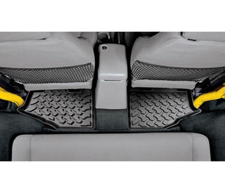 Bestop Rear Floor Mats (Black): Jeep Wrangler TJ 1997-2006 2.5L/4.0L