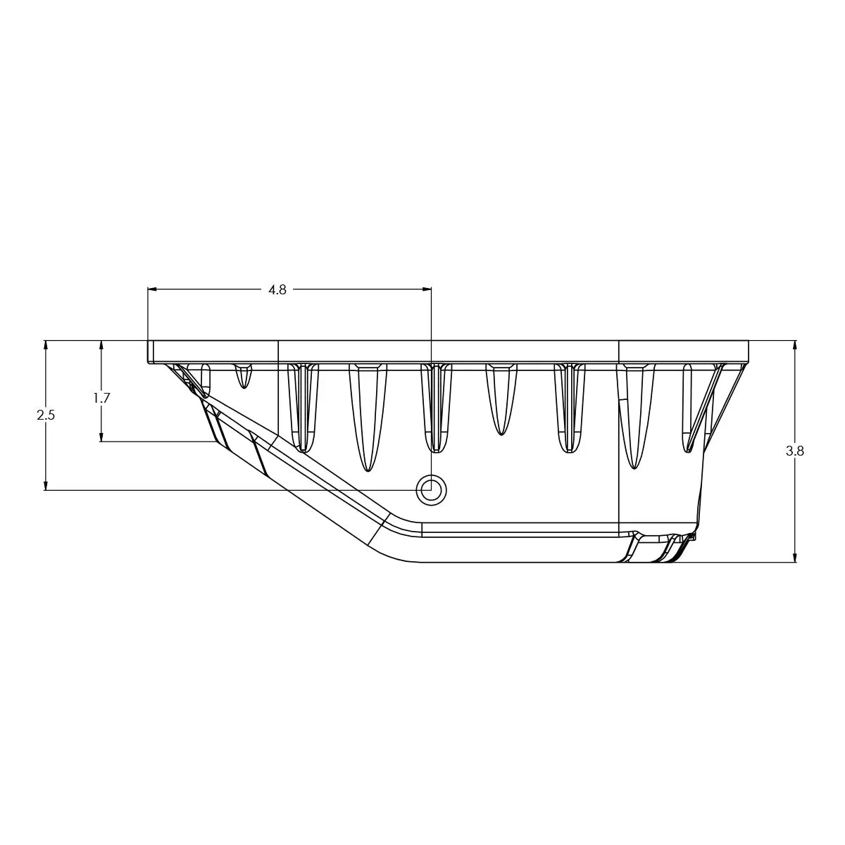 PPE Engine Oil Pan: Jeep Wrangler (18-25) / Gladiator (18-25) 3.6L Heavy-Duty Cast Aluminum