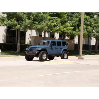 Road Armor Spartan Bolt-On Front Bumper Skid Plate Guard: Jeep Wrangler JL 2018-2020 w/ Tex Black