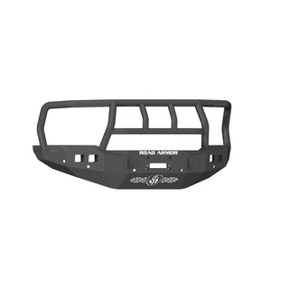 Road Armor Stealth Wide Fender Front Winch Bumper: Multiple Ram Fitments w/ Titan Guard - Tex Blk