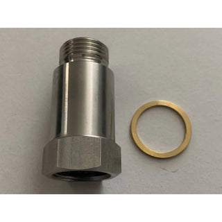 Vibrant O2 Sensor Restrictor Fitting (STRAIGHT) w/ Adjustable Jets (CEL Eliminator)