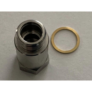 Vibrant O2 Sensor Restrictor Fitting (STRAIGHT) w/ Adjustable Jets (CEL Eliminator)