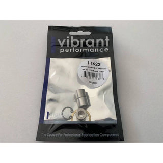 Vibrant O2 Sensor Restrictor Fitting (STRAIGHT) w/ Adjustable Jets (CEL Eliminator)