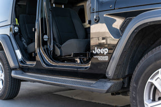 DV8 Offroad Foot Pegs (FRONT AND REAR): Jeep Wrangler / Gladiator (2018-2026)