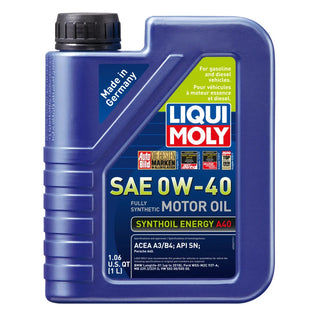 Liqui Moly Synthoil Energy A40 Motor Oil: Fits Most Chrysler / Dodge / Jeep / Ram Models