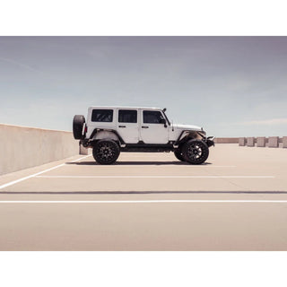 Road Armor Stealth Rear Fender Flare: Jeep Wrangler JKU 2007-2018 w/ Tex Black