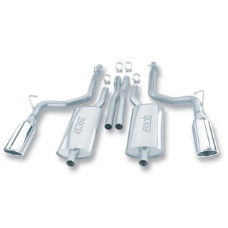 Borla S-Type Exhaust System w/5" Rolled Edge Tips: Chrysler 300C / Dodge Charger / Dodge Magnum 2005 - 2010 (5.7L Hemi)