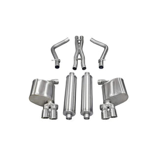 Corsa Xtreme Cat-Back Exhaust (Black): Dodge Charger R/T 5.7L V8 2011 - 2014