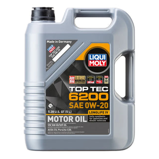 Liqui Moly Top Tec 6200 Motor Oil: Fits Most Models