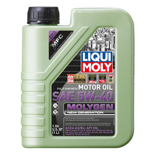 Liqui Moly Molygen New Generation Motor Oil: Chrysler 300 (2010) / Dodge Sprinter 2500 (03-09) / Sprinter 3500 (03-09)
