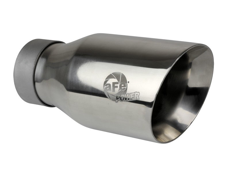 AFE Large Bore-HD DPF-Back Exhaust System (Polished Tip): Jeep Wrangler 3.0L EcoDiesel V6 2020 - 2023