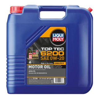 Liqui Moly Top Tec 6200 Motor Oil: Fits Most Models