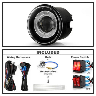 Spyder Projector Fog Lights (Clear): Dodge Charger SRT8 2006