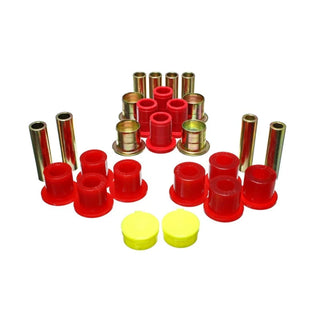 Energy Suspension Performance Polyurethane Front End Control Arm Bushing Set (FRONT): Fits Most Dodge Dakota / Durango Models (1997-2004) - Red
