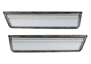 Oracle 11-14 Dodge Charger Concept Sidemarker Set (Rear Only) - Clear - No Paint