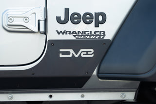 DV8 Offroad Rock Skins 2-Door: Jeep Wrangler JL 2018-26 - Black