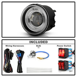 Spyder Projector Fog Lights (Clear): Dodge Charger 2006 - 2010