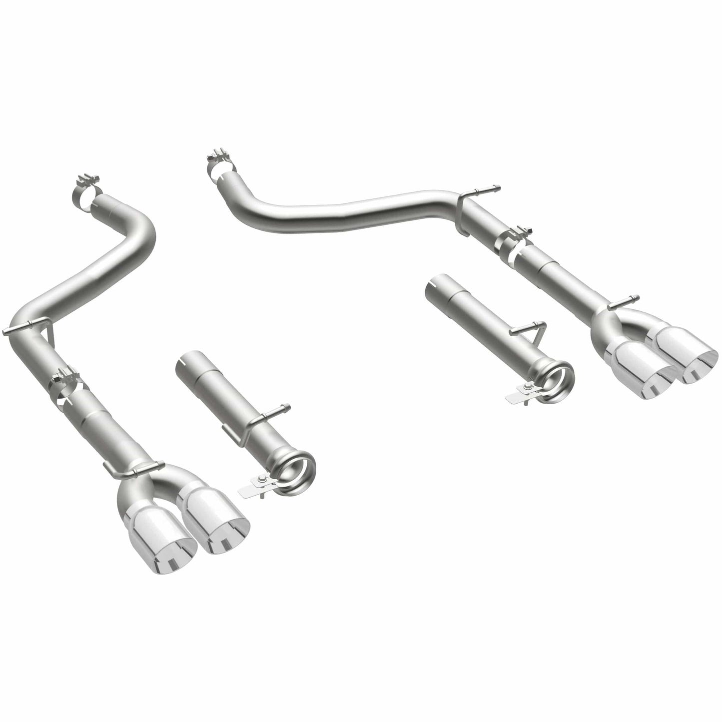MagnaFlow Race Series Axle-Back Performance Exhaust System: Dodge Challenger 2015 - 2017 w/ Quad Split 3.5in Tips