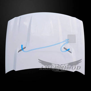 Amerihood CLG Functional Ram Air Hood: Jeep Grand Cherokee 2005 - 2010