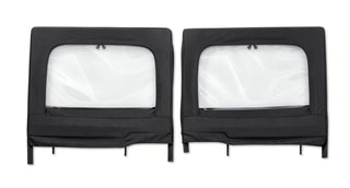 Bestop Element Upper Doors (REAR Black Diamond): Jeep Gladiator 2021-2023 3.0L EcoDiesel / Wrangler JL 2018-2025 2.0L Turbo / 3.6L V6