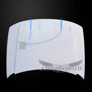 Amerihood GTR Functional Ram Air Hood: Jeep Grand Cherokee 1999 - 2004