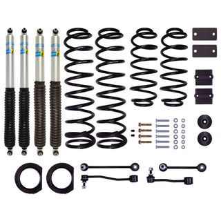 Bilstein B8 5100 Lift Kit (Front & Rear): Jeep Wrangler JL 2018 - 2025 (w/OUT Winch, 1.5" Lift on Rubicon, 2.5" Lift on Other Models)