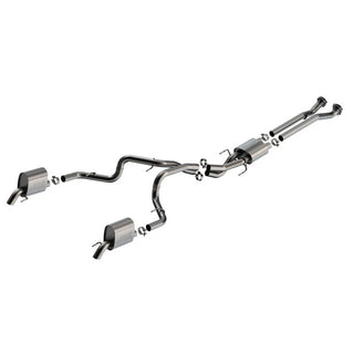 Borla S-Type Turndown Tip Catback Exhaust: Jeep Grand Wagoneer 2023-2024
